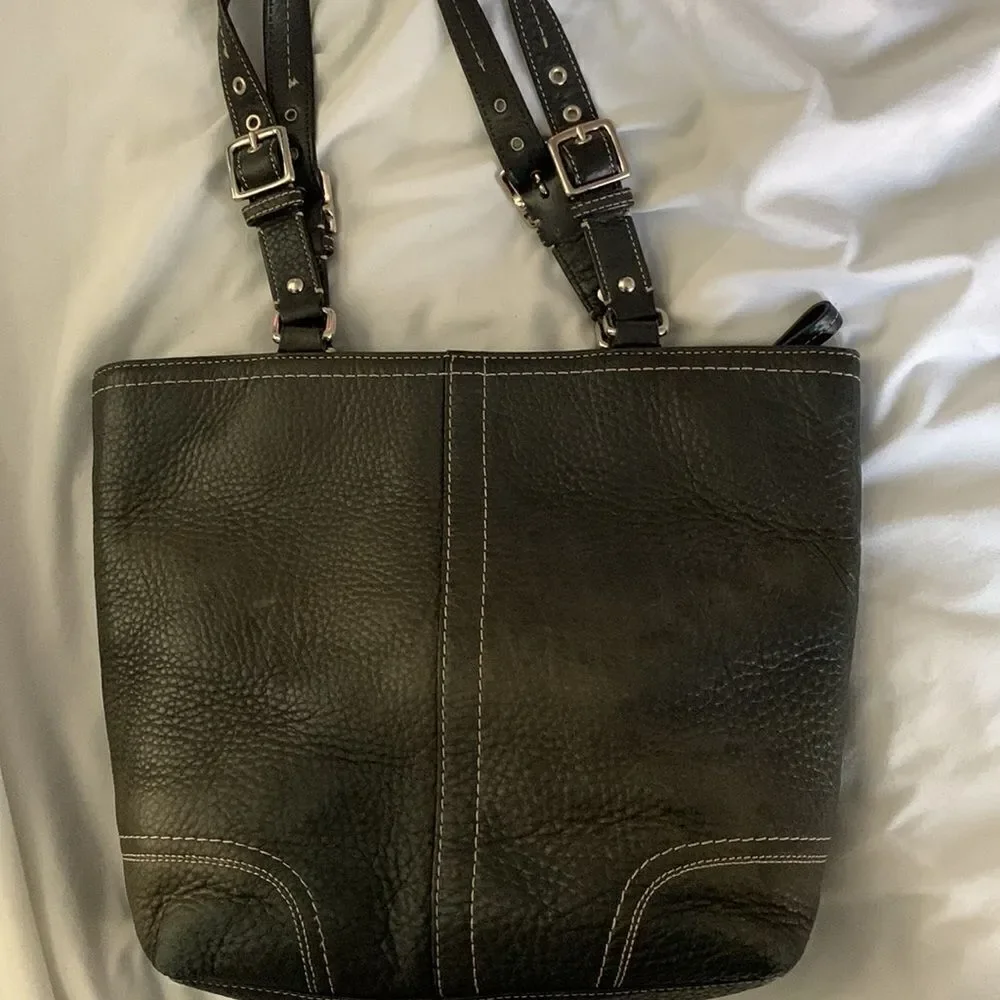 Coach hamilton Pebbled Leather Bag